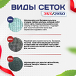 Сетка фасадная затеняющая зеленая 30-35% 2х50 м - stroymarket66.ru - Казань