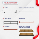 Вышка-тура  ВПСР 2.0х2.0, Н-8.5м - stroymarket66.ru - Казань