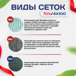 Сетка затеняющая зеленая 70% 4х100 м - stroymarket66.ru - Казань