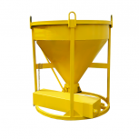 Бадья для бетона БН 1,0 м3 низкая c лотком - stroymarket66.ru - Казань