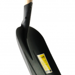 Лопата большая совковая с деревянным черенком 960 мм и ручкой - stroymarket66.ru - Казань