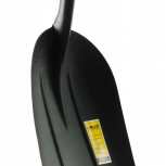 Лопата совковая снегоуборочная с деревянным черенком 740 мм и ручкой - stroymarket66.ru - Казань