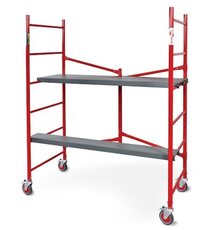 Подмости складные малярные многоярусные на колесах H120 - stroymarket66.ru - Казань