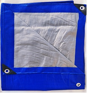 Тент Тарпаулин 180 г/м2 с люверсами   - stroymarket66.ru - Казань