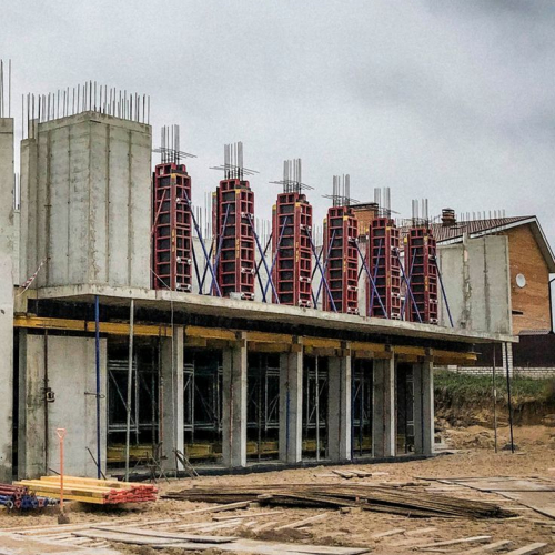 Аренда крупнощитовой опалубки колонн - stroymarket66.ru - Казань