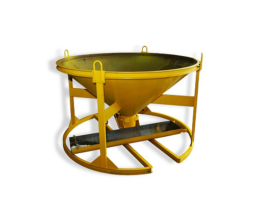 Бадья для бетона БН 0,75 м3 с лотком - stroymarket66.ru - Казань