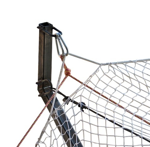 Защитно-улавливающая сетка (ЗУС) комплект кронштейн и 2 опоры с креплением - stroymarket66.ru - Казань